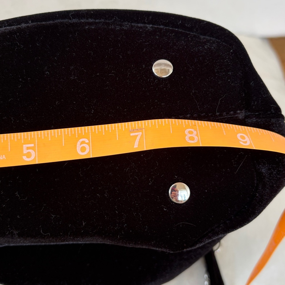 House of Harlow Black Velvet Evening Bag - Picture 10 of 10
